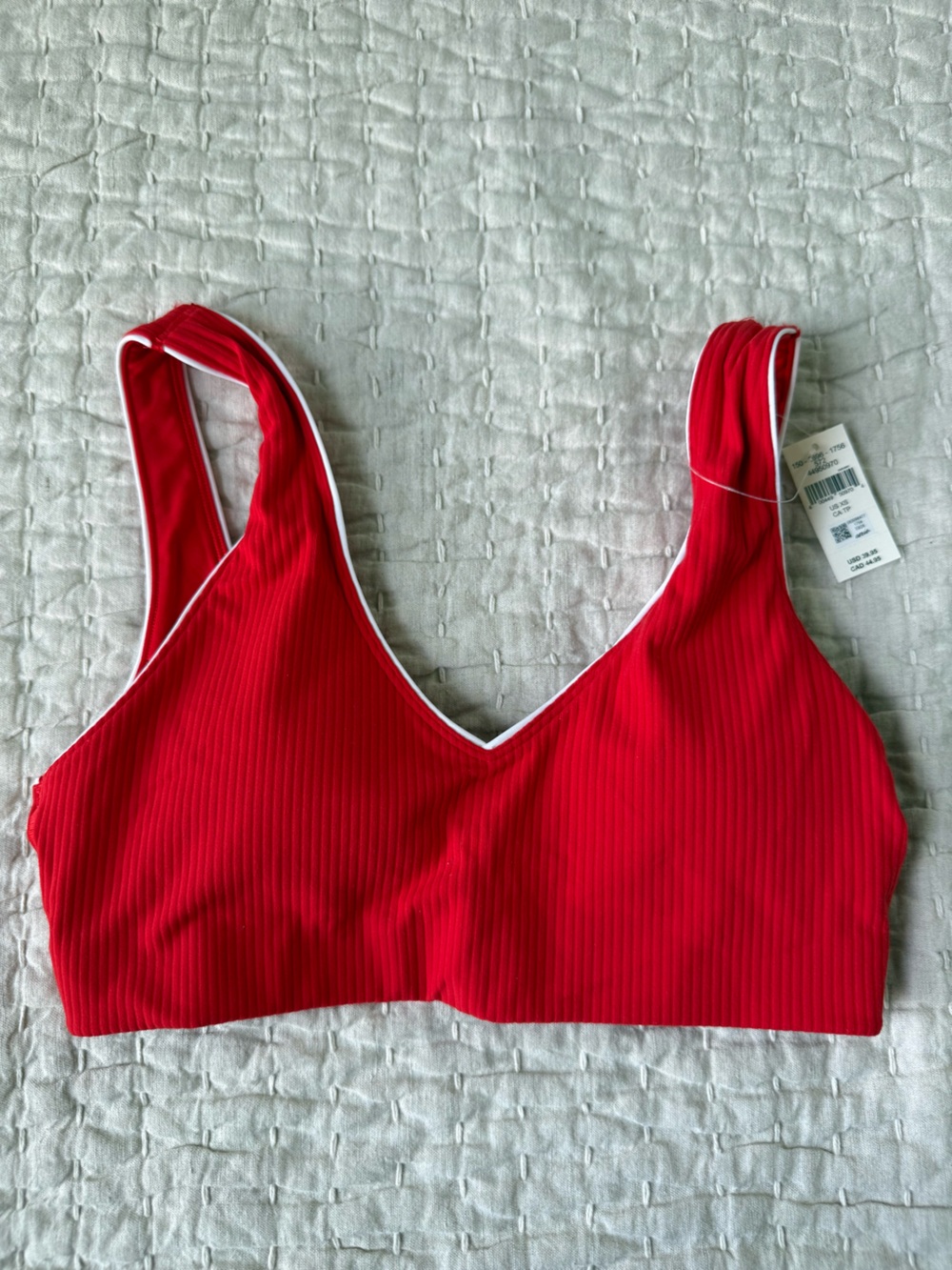 Aerie ribbed sports bra